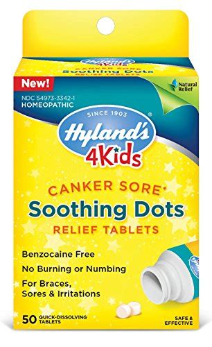 Canker Sore Treatment For Kids By Hylands 4kids Natural Pain Relief