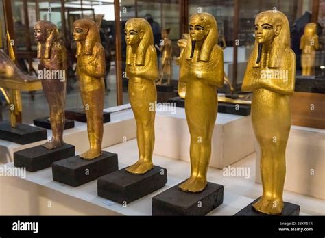 Egypt Cairo Egyptian Museum Of Cairo Tutankhamuns Treasure