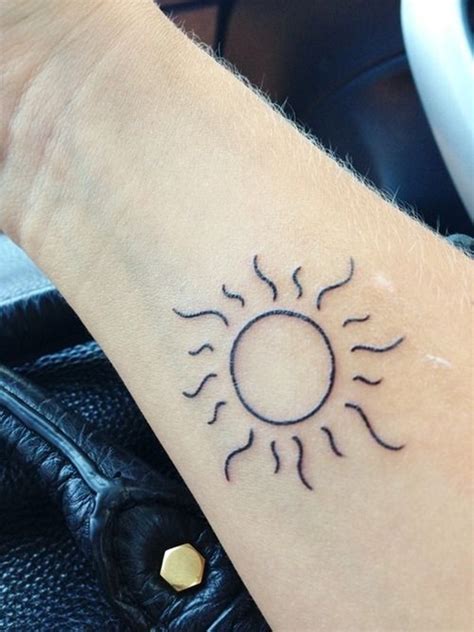 Warm And Bright Sun Tattoo Ideas Crazyforus