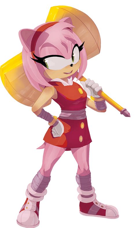 Amy Rose Sonic Boom Sonic The Hedgehog Knuckles The E