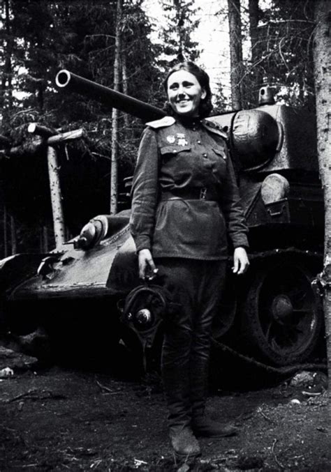 Soviet Female Tank Commander