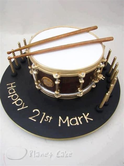 Pin By Angelica Santana On Cakescupcakes Music Cakes Drum Birthday