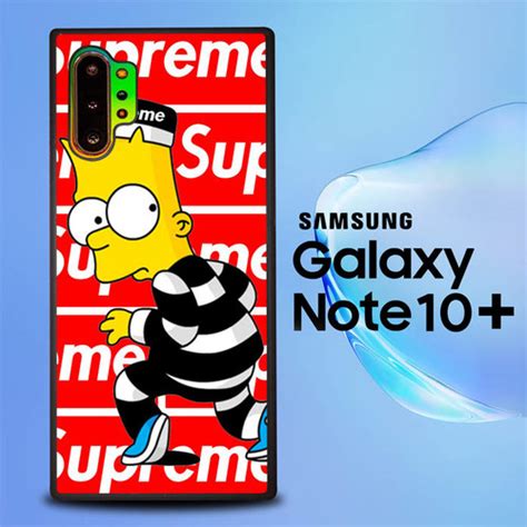 Bart Simpson Supreme X8084 Samsung Galaxy Note 10 Plus Case In 2020 Galaxy Note 10 Samsung