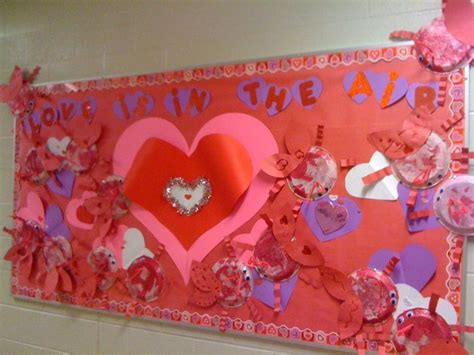 Valentines Day Bulletin Board Love Is In The Airwe Went A Little