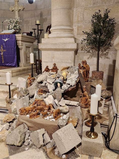 Depiction Of The Nativity Scene In Bethlehem Church Rarabicchristians