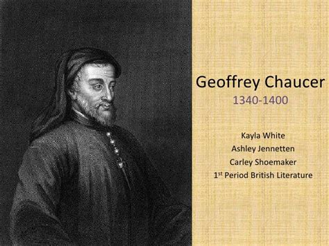 Geoffrey Chaucer