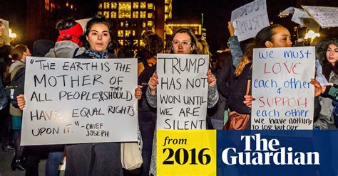 Anti Trump Protests Continue Across Us As 10000 March In New York