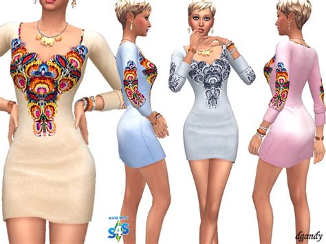 Dress 20191001 By Dgandy At Tsr Sims 4 Updates