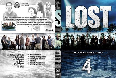 Lost Season 4 Custom Cover Set Tv Dvd Custom Covers Season 43