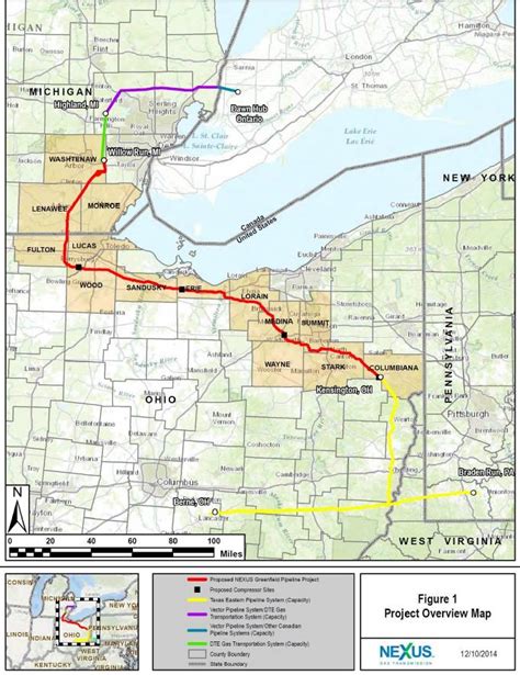 Nexus Pipeline Ohio Map