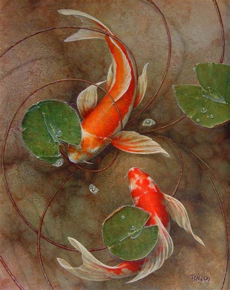 Famous Koi Painting At Paintingvalley Com Explore Collection Of