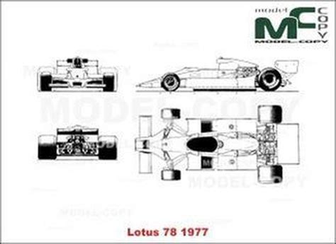 Lotus 78 1977 2d Drawing Blueprints 20454 Model Copy Default