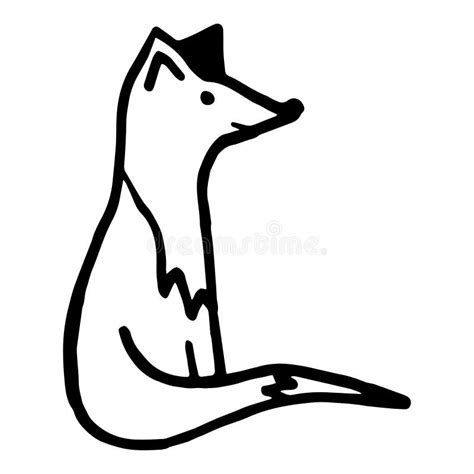 Black Fox Vector Stock Illustrations 14565 Black Fox Vector Stock