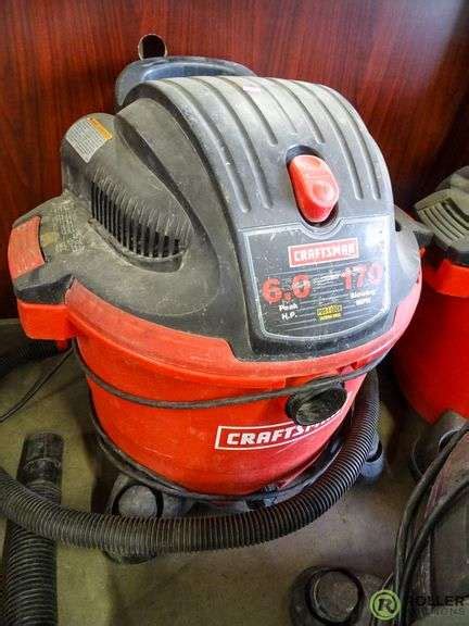 3 Craftsman Wet Dry Vacuums 16 Gallon 6hp Roller Auctions