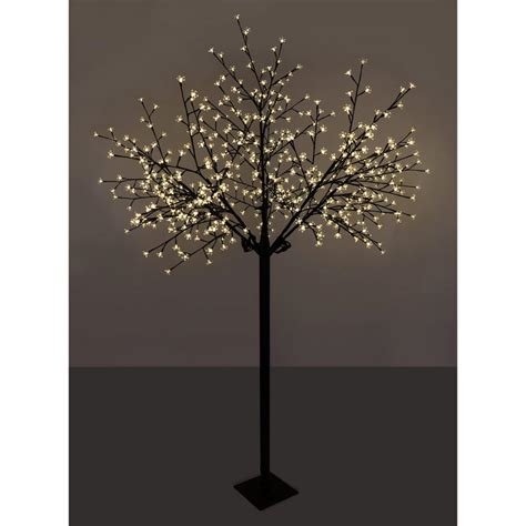 Warm White Led Cherry Blossom Christmas Tree New