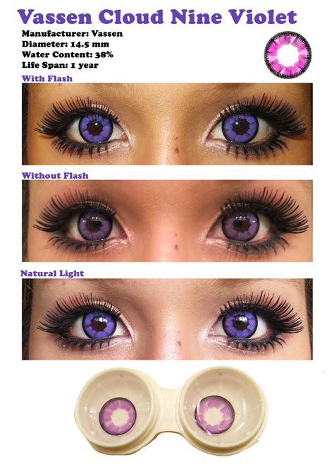 color contacts for dark eyes vassen cloud nine violet sponsored review by