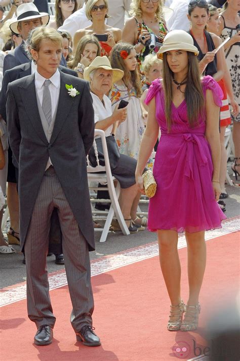 Andrea Casiraghi Y Tatiana Santo Domingo En La Boda De Alberto Y