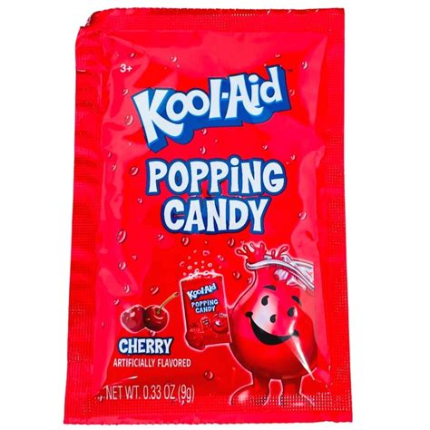 Kool Aid Popping Candy Cherry 033oz Candy Funhouse Candy Funhouse Ca