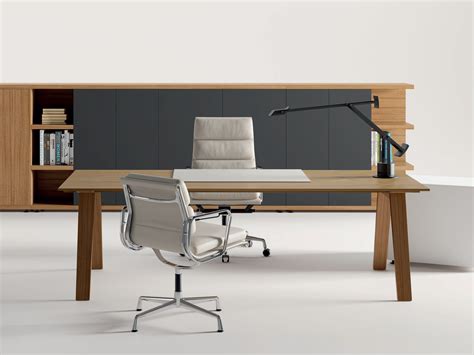 on1 002 wooden office desk one collection by aridi design gabriel teixidó