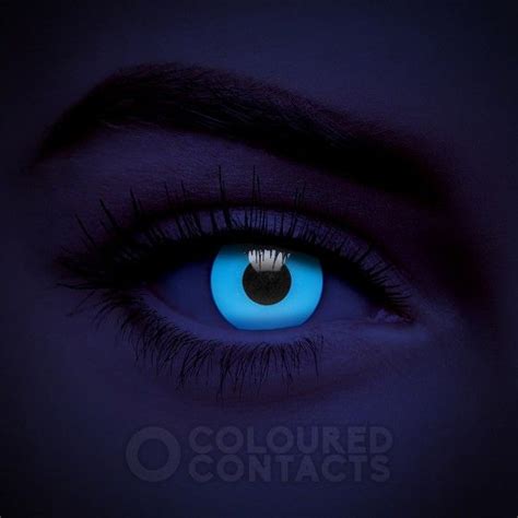 Blue Uv I Glow 30 Day Colored Contact Lenses Party Contact Lenses
