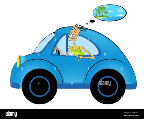 Man Drive Car Cartoon Hi Res Stock Photography And Images Alamy