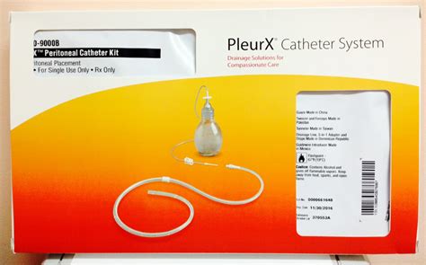 Carefusion Pleurx Peritoneal Catheter Kit