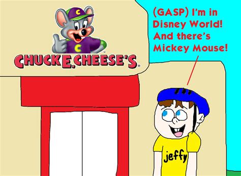 Jeffy Thinking Chuck E Cheese Is Mickey Mouse By Mjegameandcomicfan89
