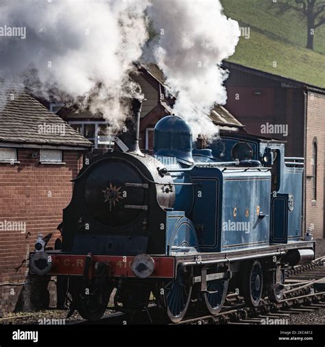 A Steam Train In Churnet Valley Heritage Railway Stock Photo Alamy