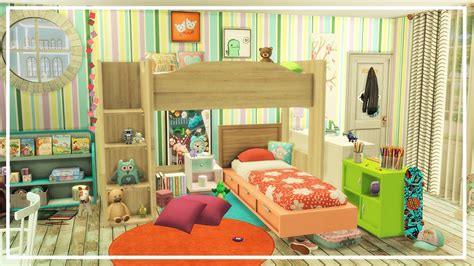 The Sims 4 Kids Bedroom Room Build Kids Bedroom Sims 4 Sims