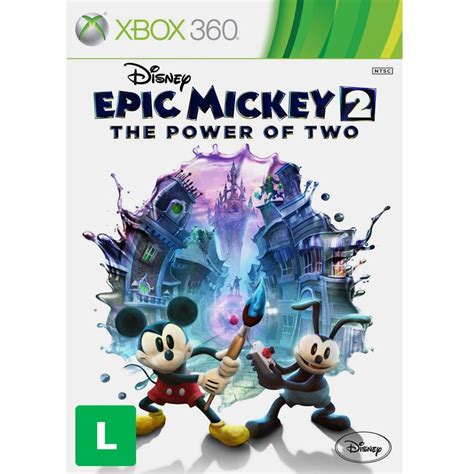 Jogo Disney Epic Mickey 2 The Power Of Two Xbox 360 Jogos Xbox 360