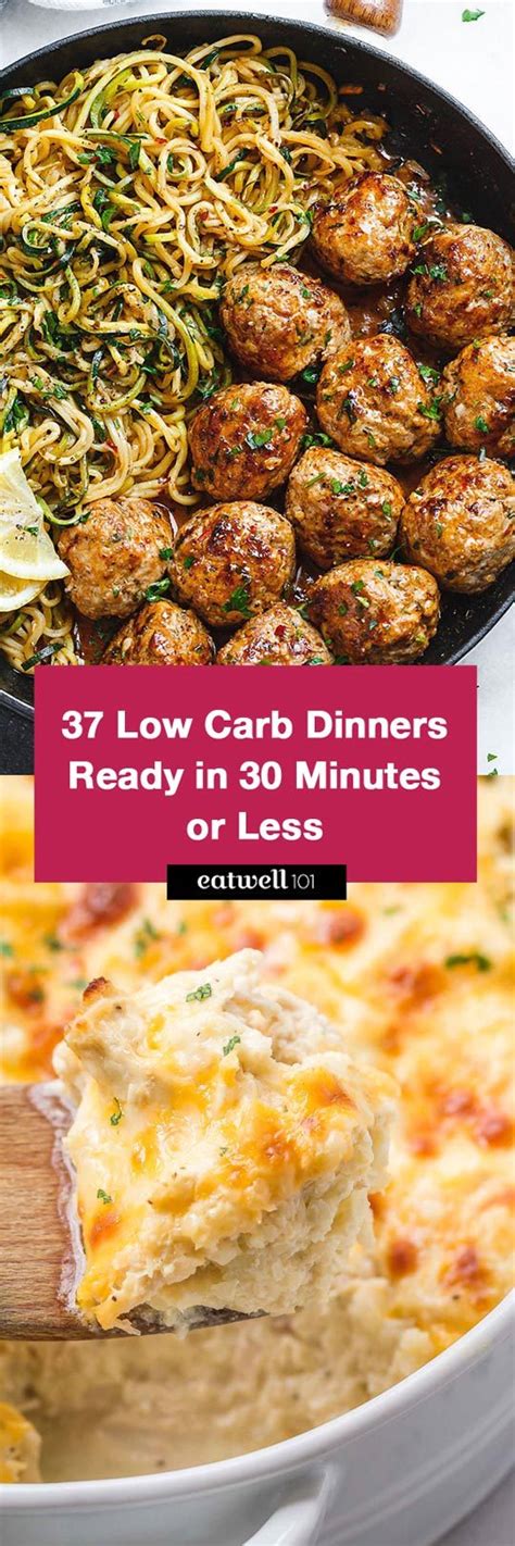 Low Carb Recipes 78 Quick Low Carb Dinners Ready In 30 Minute Or Less