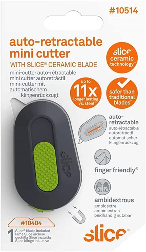 Ceramic Blade Mini Cutter Auto Retractable Amazonfr Bricolage