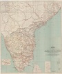 Early Automotive Map / Madras Imprint: Map of the Madras Presidency ...
