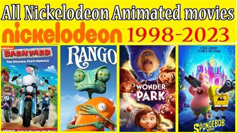 All Nickelodeon Animated Movies List 1998 2023 Youtube
