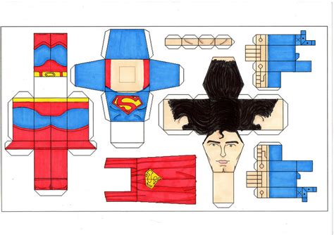Paper Craft New 979 Superhero Papercraft Templates
