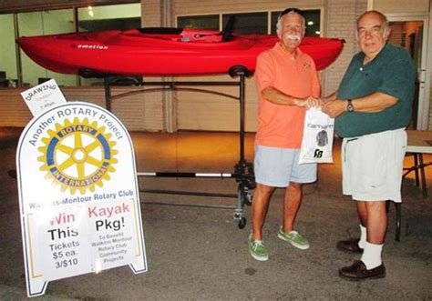 Watkins Montour Rotary Names Kayak Winner Archive