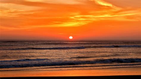 Cuando El Sol Se Oculta Imagen And Foto Paisajes Mar Y Playa Perú