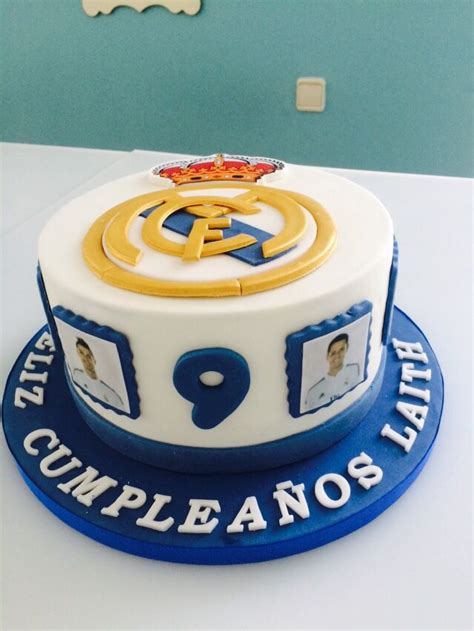 Real Madrid Cake Real Madrid Cake Soccer Birthday Cakes Cake