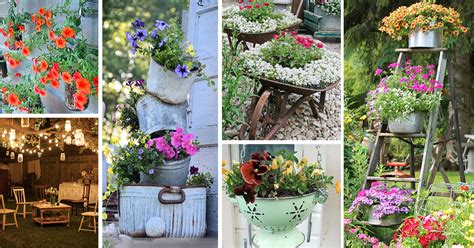 45 Vintage Garden Decor Ideas To Give Your Outdoor Space Vintage Flair