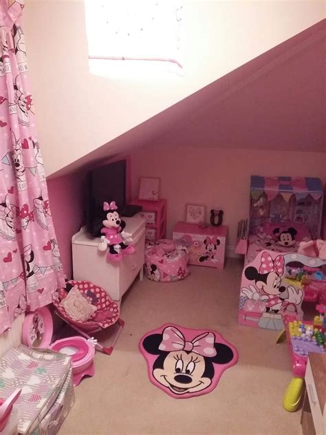 Minnie mouse bedroom Dormitorio de mickey mouse Decoración
