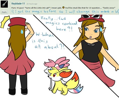 Genderbent And Pokemon Xy Magic By Linkofskywind On Deviantart