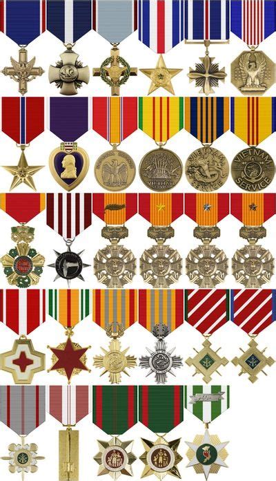 Veitnam Medals Military Decorations Military Insignia Us Military