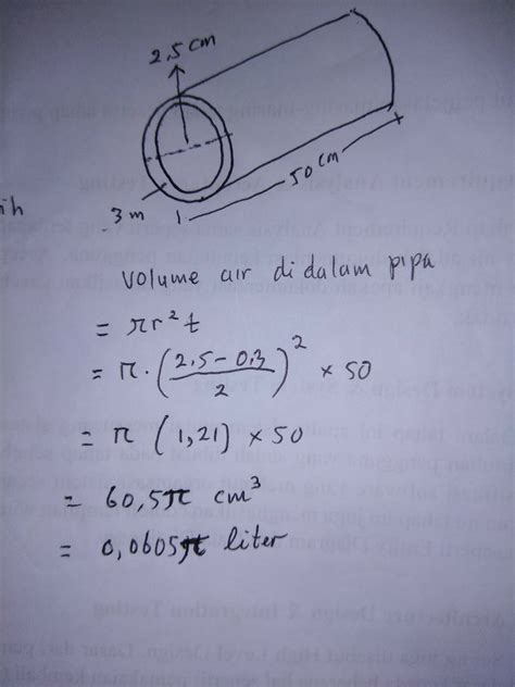 Cara Menghitung Volume Pipa Conduit Imagesee