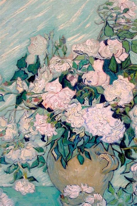 Van Gogh White Roses Van Gogh Art Artist Van Gogh Van Gogh Paintings