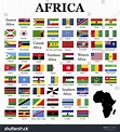 Flags Africa Complete Set Flags Original Stock Illustration 163178408 ...
