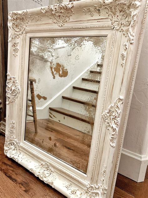 Chalk Painting And Antiquing A Frame My Vintage Porch Antique