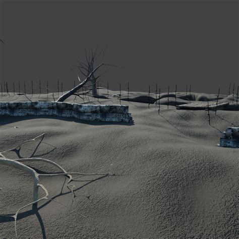World War One Trenches Cgtrader