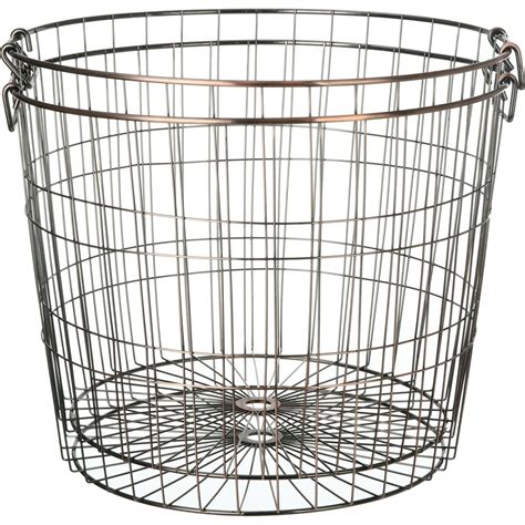 Mainstays Large Round Wire Copper Basket 2 Pack