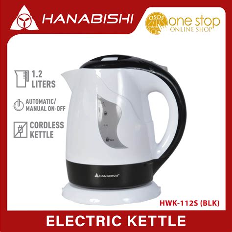 Hanabishi Original Electric Kettle Water Heater 12l W Auto Shut Off