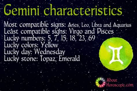 ♊ Gemini Traits Personality And Characteristics
